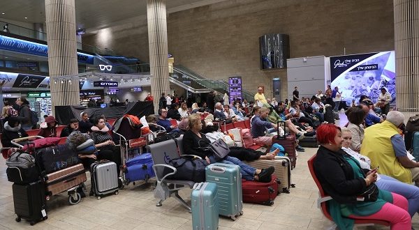 إغلاق مطار بن جوريون بسبب الهجوم الإيراني