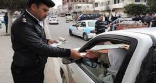 بسبب مخالفة مرور ضبط سائق تعدى على رجل مرور