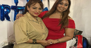الفنانة صابرين أنور تحتفل بعيد ميلادها وسط الأصدقاء