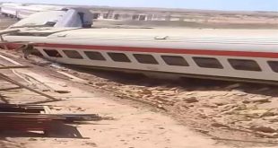 30 سيارة إسعاف لنقل مصابو حادث قطار الإسكندرية مطروح