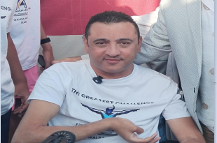 مصري من أصحاب الهمم يحطم رقماً قياسياً عالمياً بالغوص تحت الماء