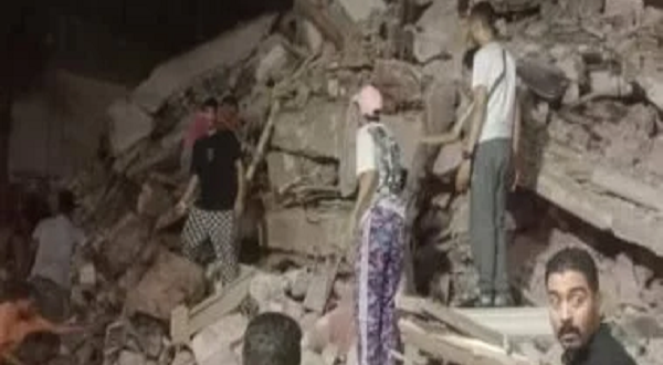 انهيار جزء من عقار بالسيدة زينب: لجنة هندسية لبحث الأسباب وضمان السلامة