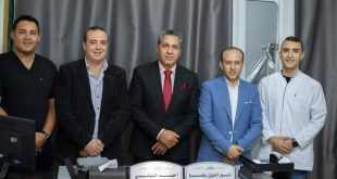 محافظ الشرقية الاسبق يدشن حفل افتتاح عيادة طب الاسنان لأبنه بالمنصورة