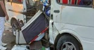 تصادم دامٍ يجرح 31 عاملاً على الطريق الساحلي في كفر الشيخ