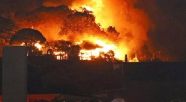 حريق مدمر في أويتا اليابانية... 170 مبنى يتحول إلى رماد 