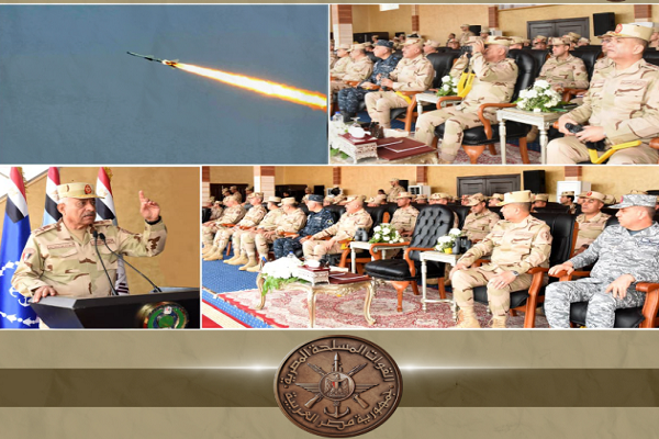 صقر يشهد «عرض قوة» للدفاع الجوي: صواريخ مصرية تصيب الأهداف بدقة فتاكة