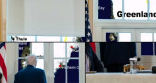 ترامب يستفز أوروبا.. صورة معدلة من البيت الأبيض تظهر الرئيس يراقب جرينلاند