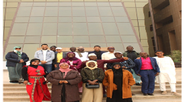 وفد إذاعيي إفريقيا الناطقين بالعربية في زيارة خاصة لمدينة الإنتاج الإعلامي