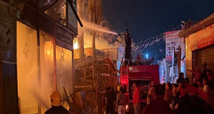 دون خسائر بشرية.. الحماية المدنية تسيطر على حريق هائل بـ 15 "باكية" سيراميك في المرج