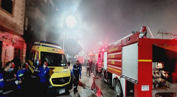 فاجعة سراي القبة.. 8 ضحايا في حريق مصنع ملابس